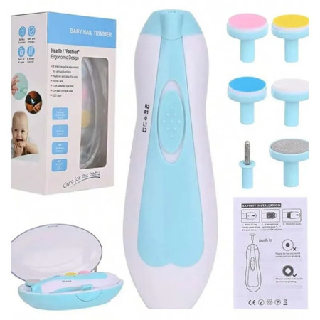 Electric Baby Nail Trimmer (Blue)